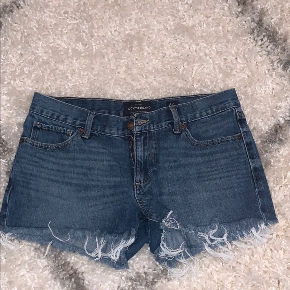 Lucky Brand Distressed Denim Shorts